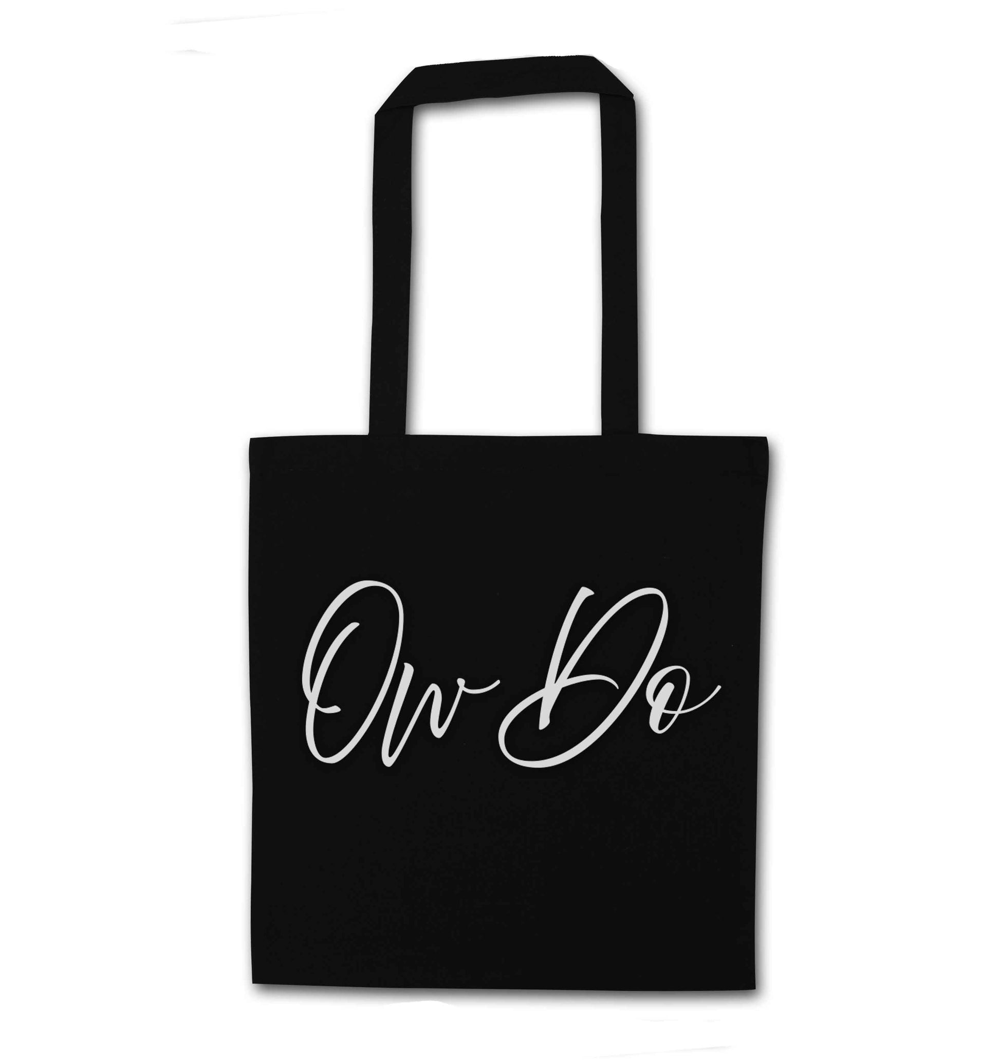 Ow do black tote bag