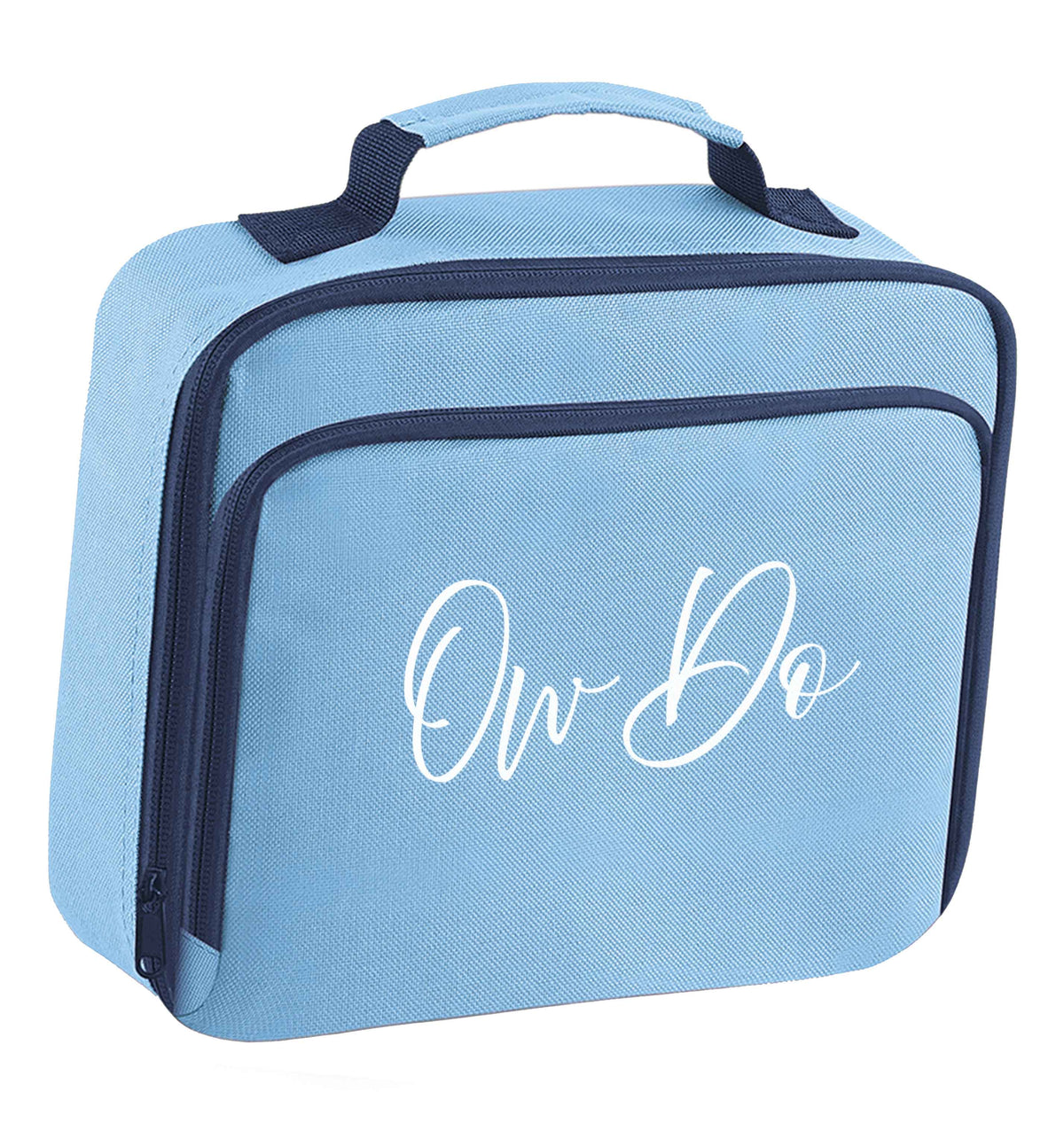 Ow do insulated blue lunch bag cooler