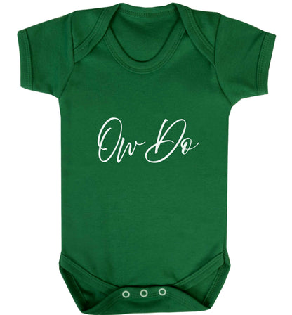 Ow do baby vest green 18-24 months
