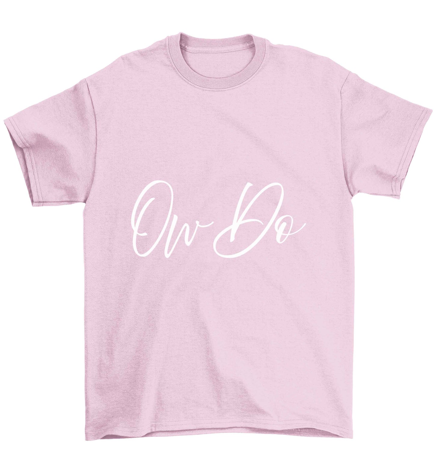 Ow do Children's light pink Tshirt 12-13 Years