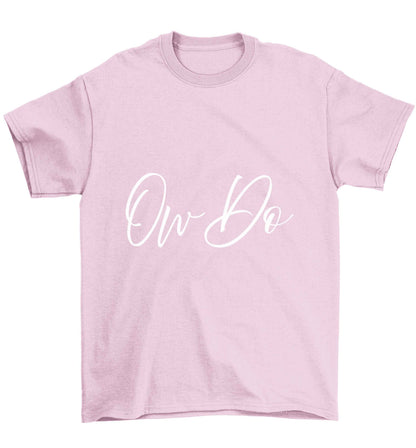 Ow do Children's light pink Tshirt 12-13 Years