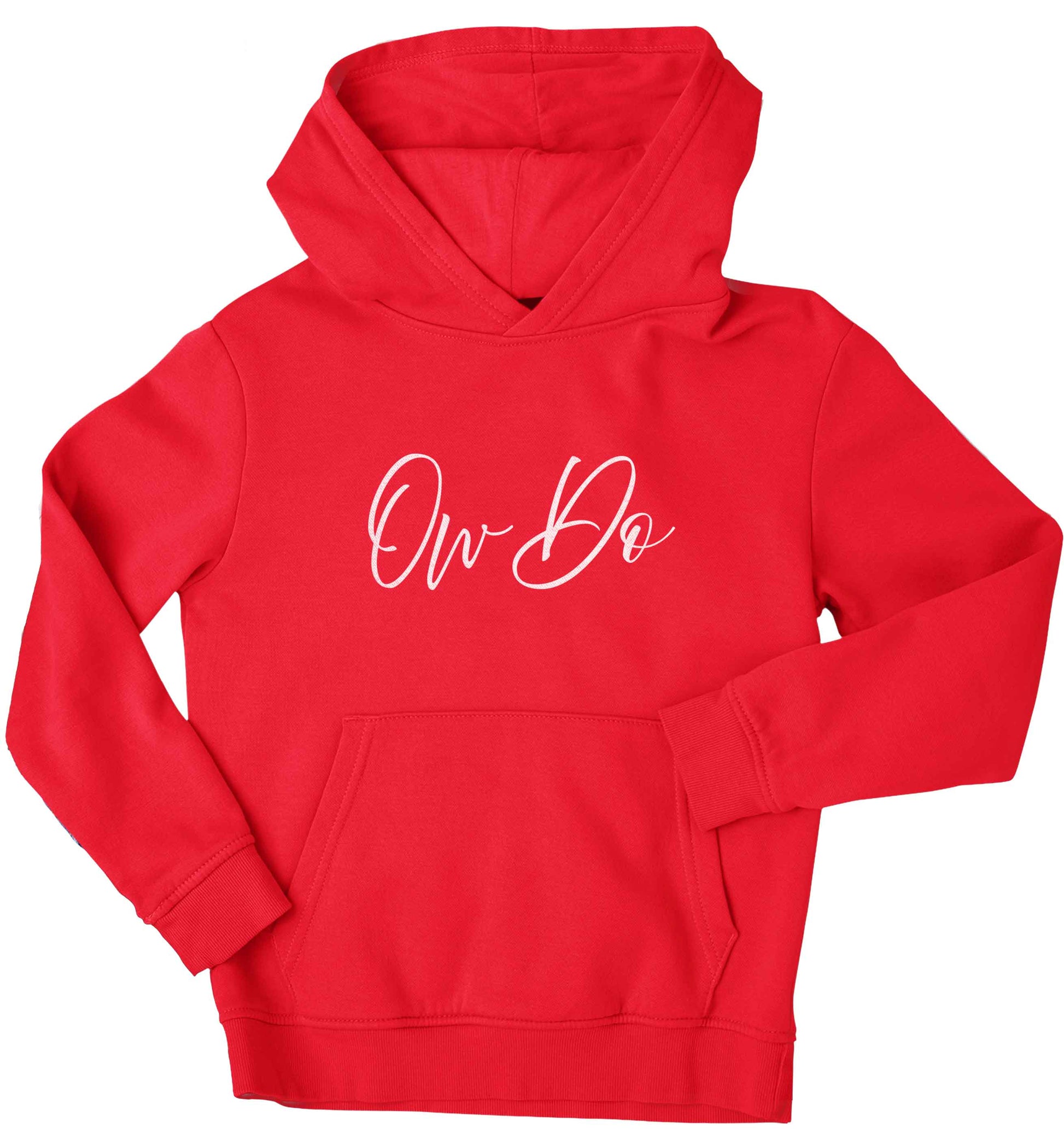 Ow do children's red hoodie 12-13 Years