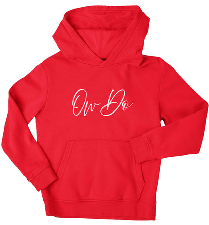 Ow do children's red hoodie 12-13 Years