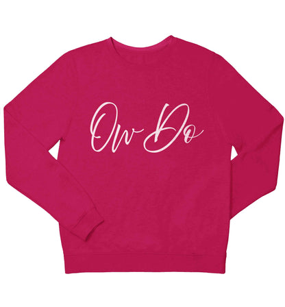 Ow do children's pink sweater 12-13 Years