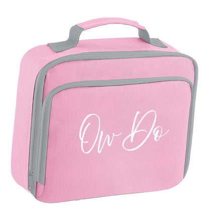 Ow do insulated pink lunch bag cooler