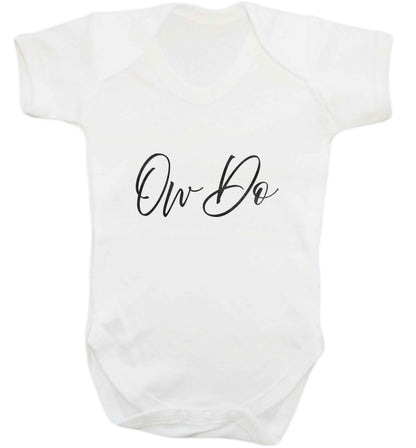 Ow do baby vest white 18-24 months