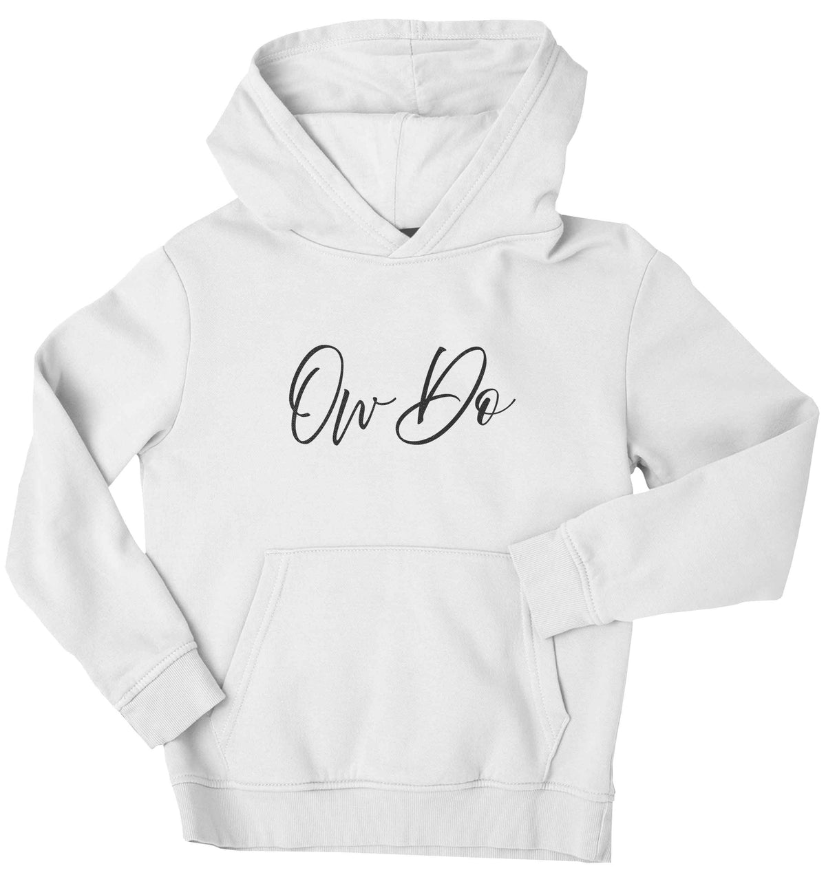 Ow do children's white hoodie 12-13 Years