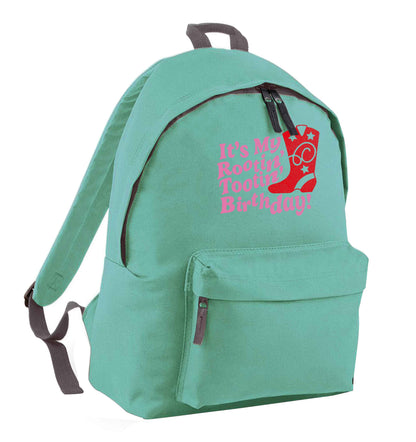 It's my rootin' tootin' birthday! mint adults backpack