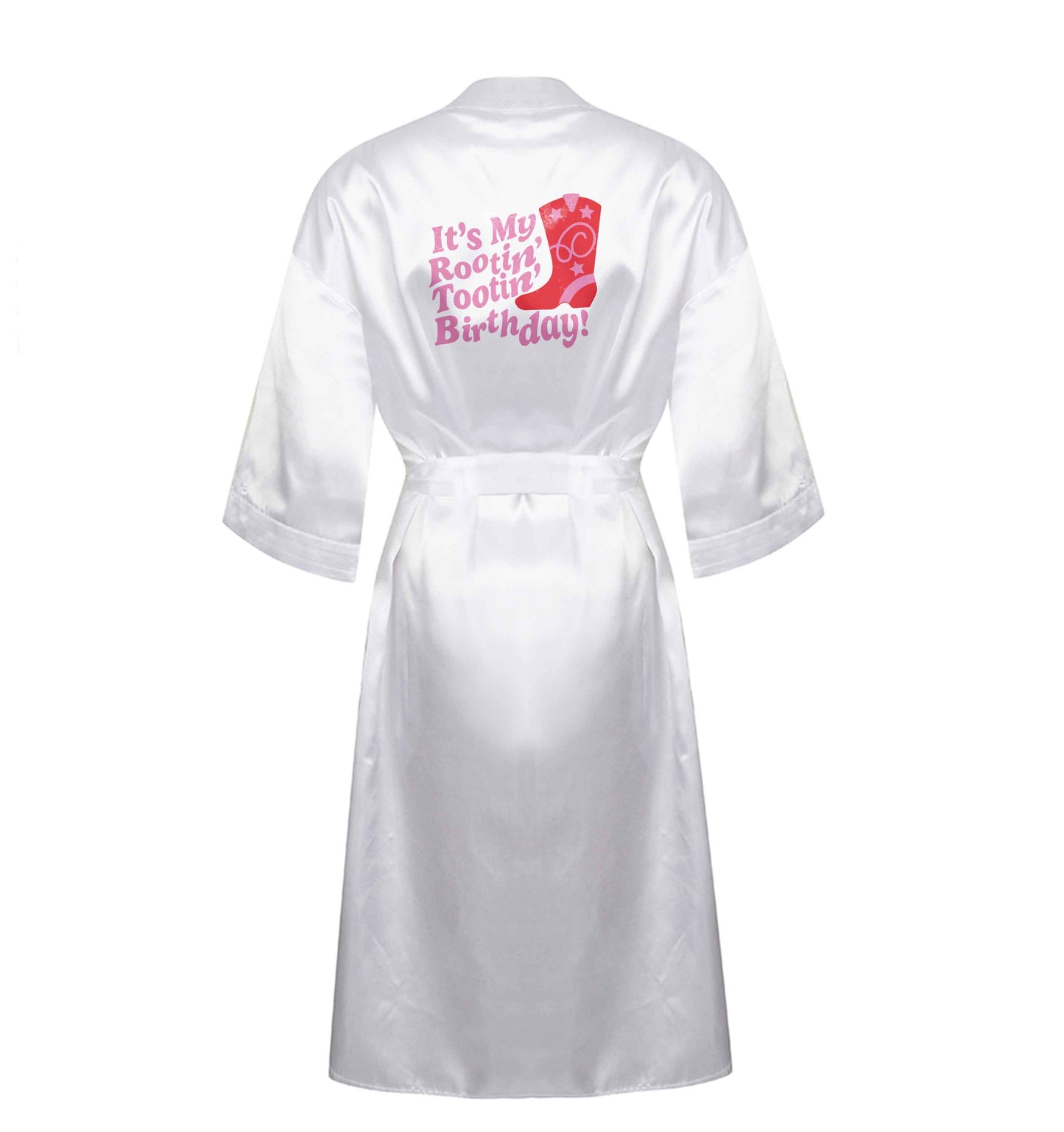 It's my rootin' tootin' birthday! XL/XXL white ladies dressing gown size 16/18