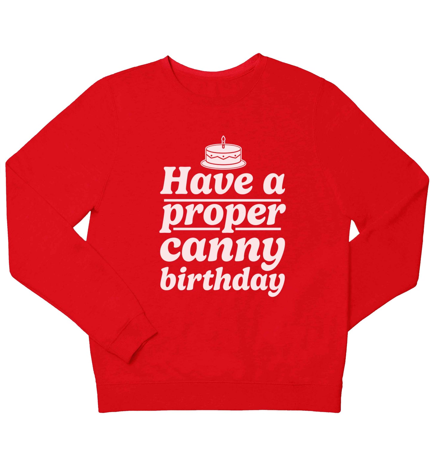 Have a proper canny birthday children's grey sweater 12-13 Years