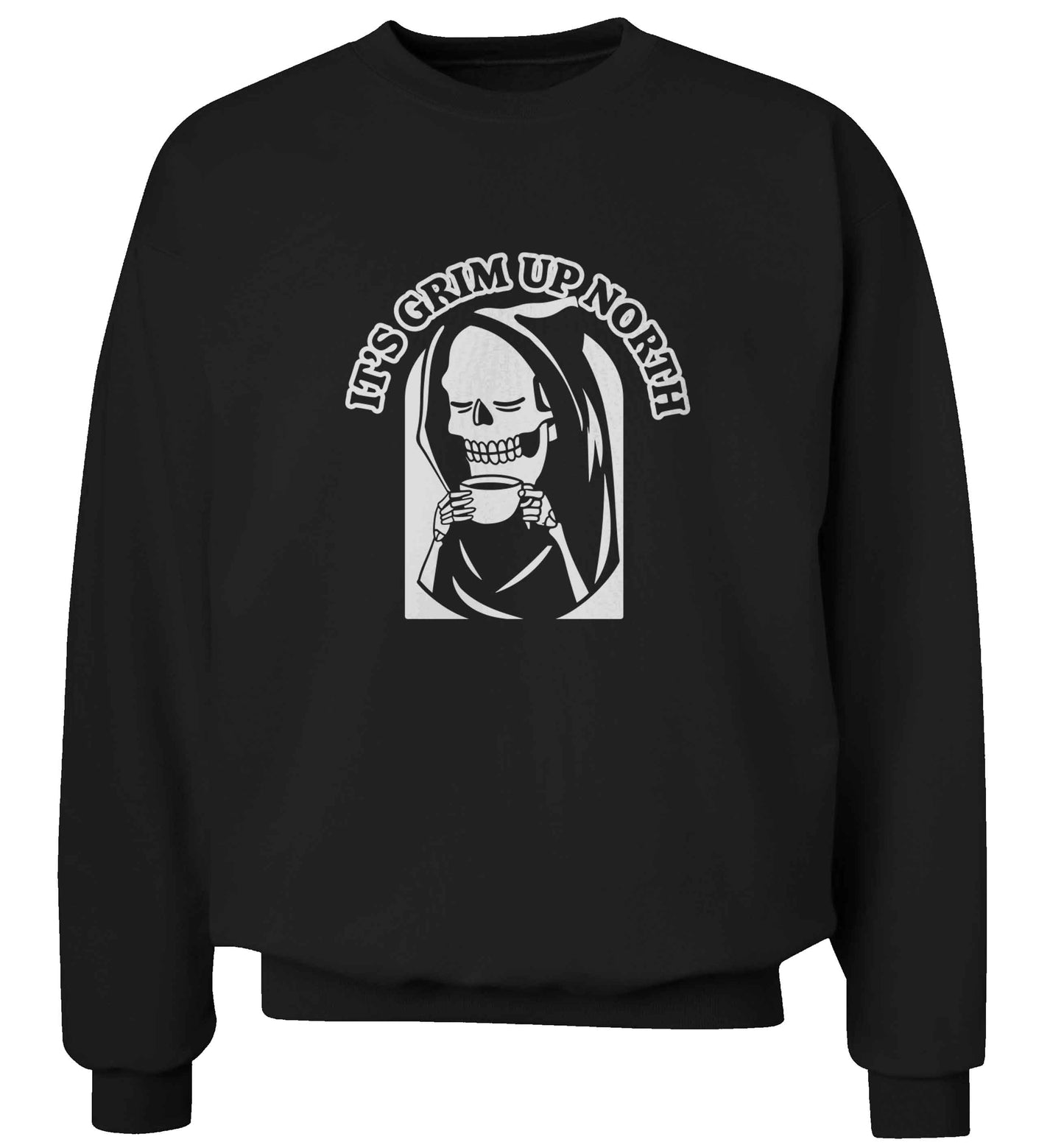 It's grim up North adult's unisex black sweater 2XL