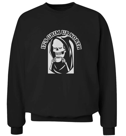 It's grim up North adult's unisex black sweater 2XL