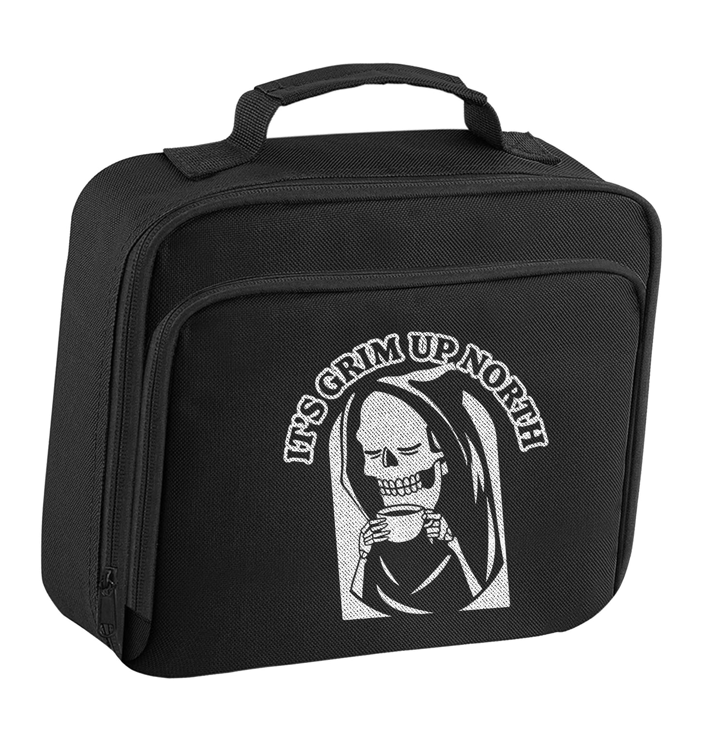 It's grim up North insulated black lunch bag cooler