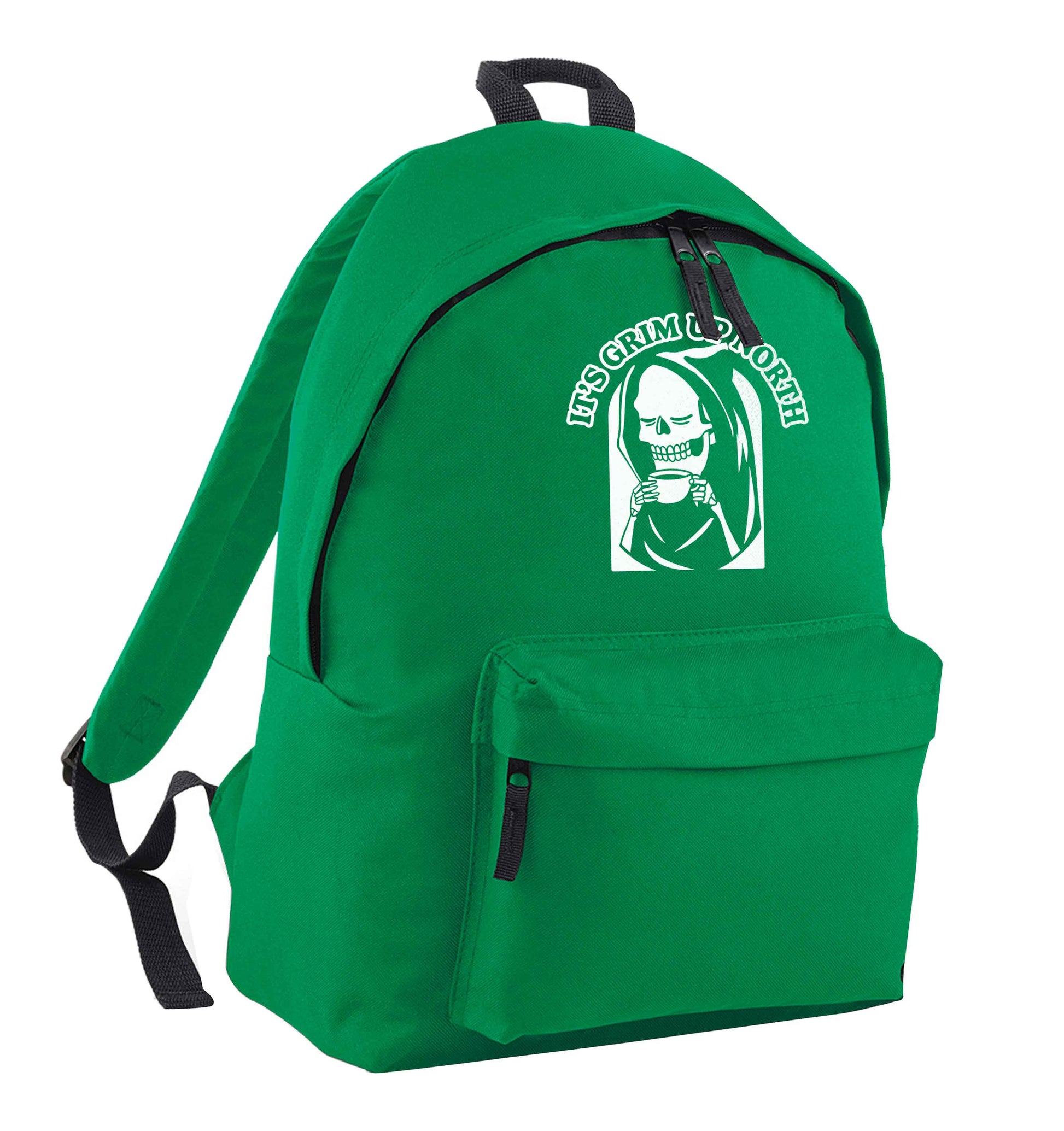 It's grim up North green adults backpack
