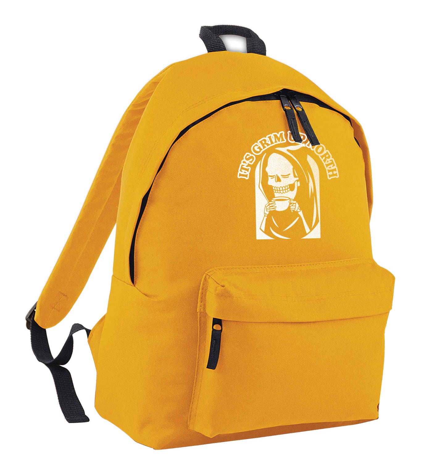 It's grim up North mustard adults backpack