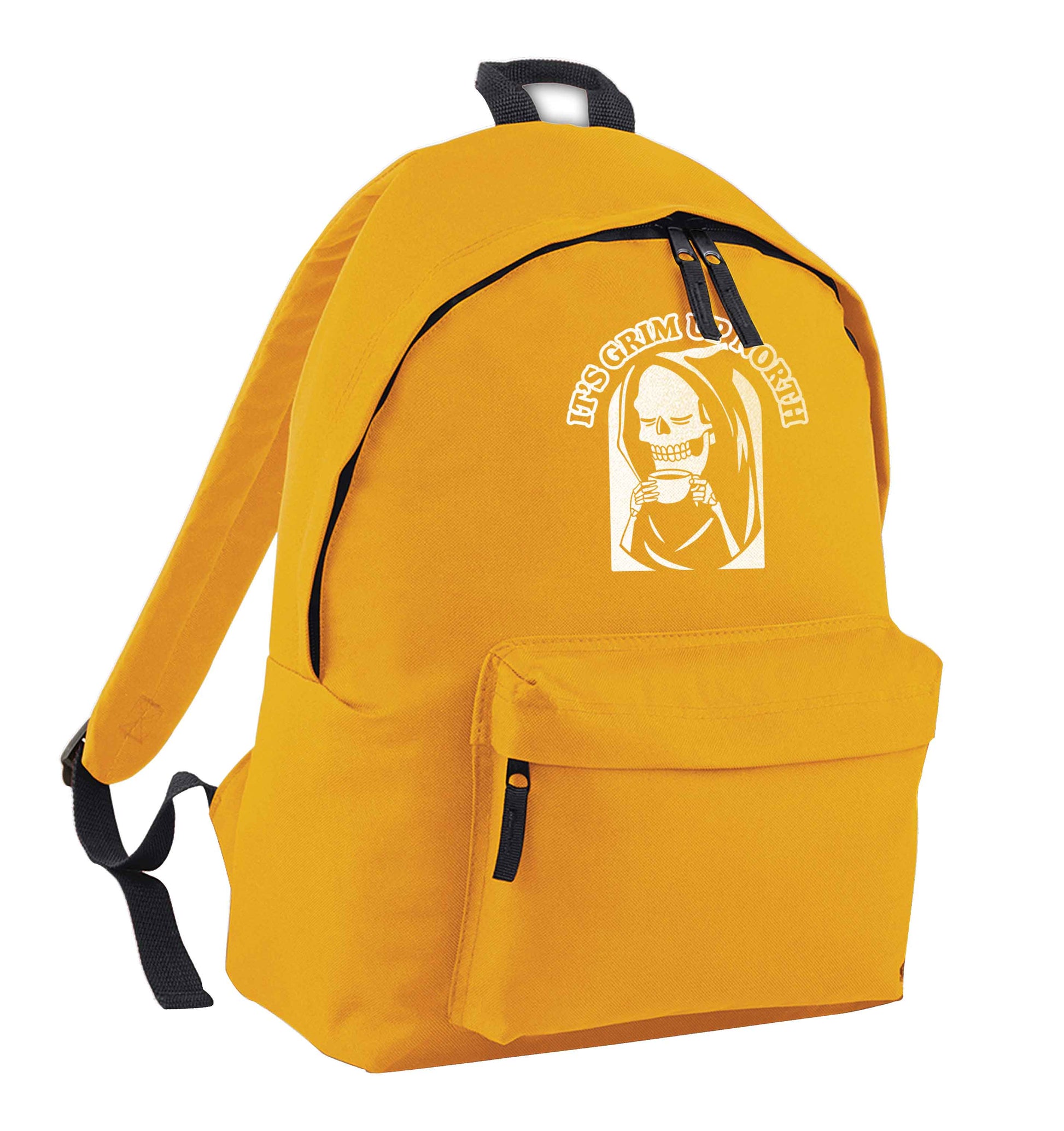 It's grim up North mustard adults backpack