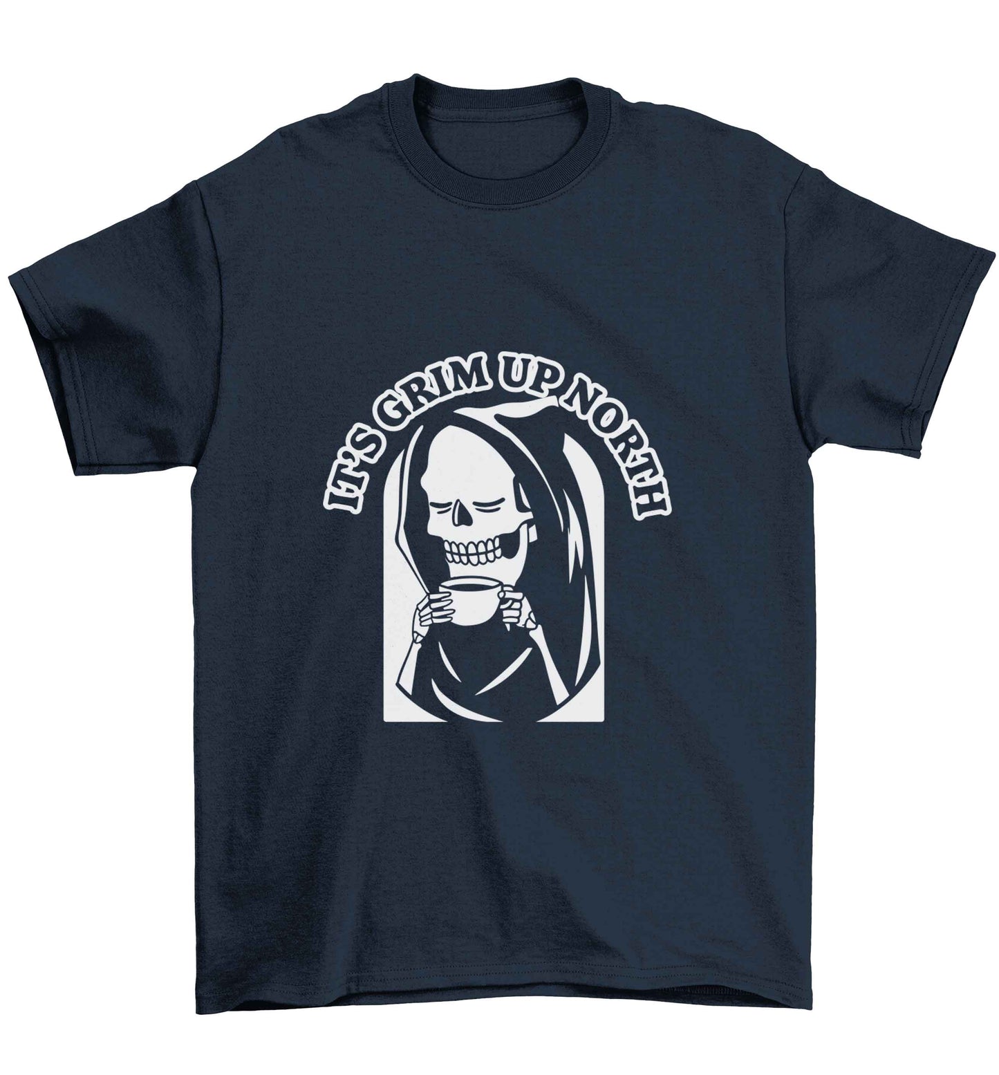 It's grim up North Children's navy Tshirt 12-13 Years
