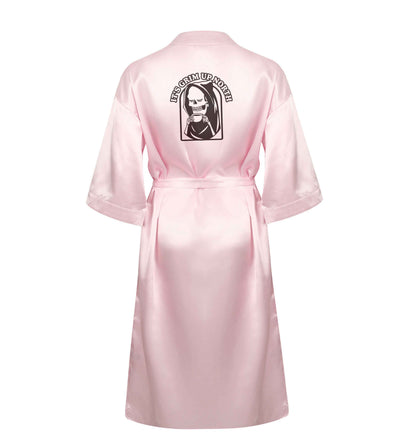 It's grim up North XL/XXL pink ladies dressing gown size 16/18