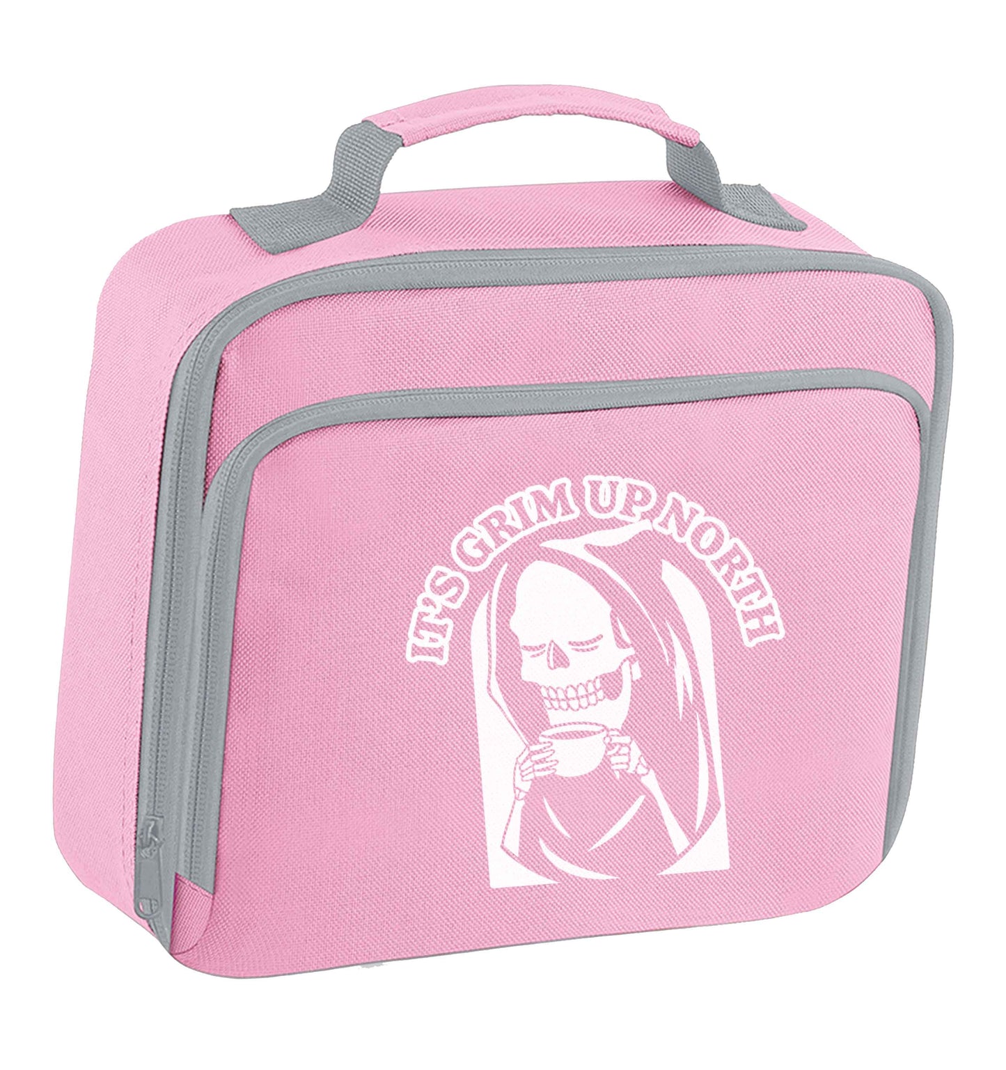 It's grim up North insulated pink lunch bag cooler