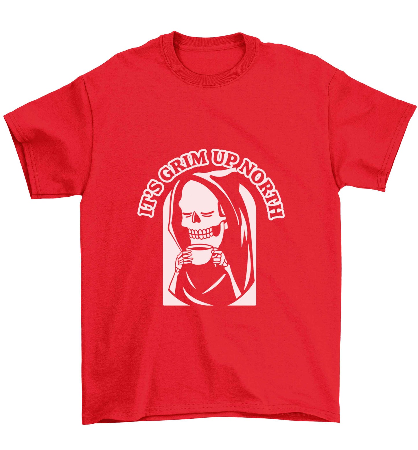 It's grim up North Children's red Tshirt 12-13 Years