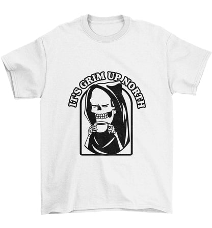 It's grim up North Children's white Tshirt 12-13 Years