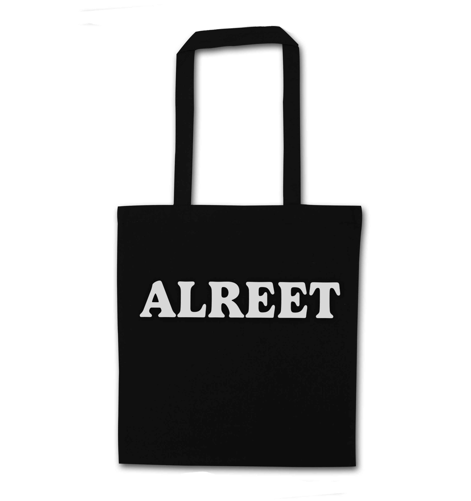 Alreet black tote bag
