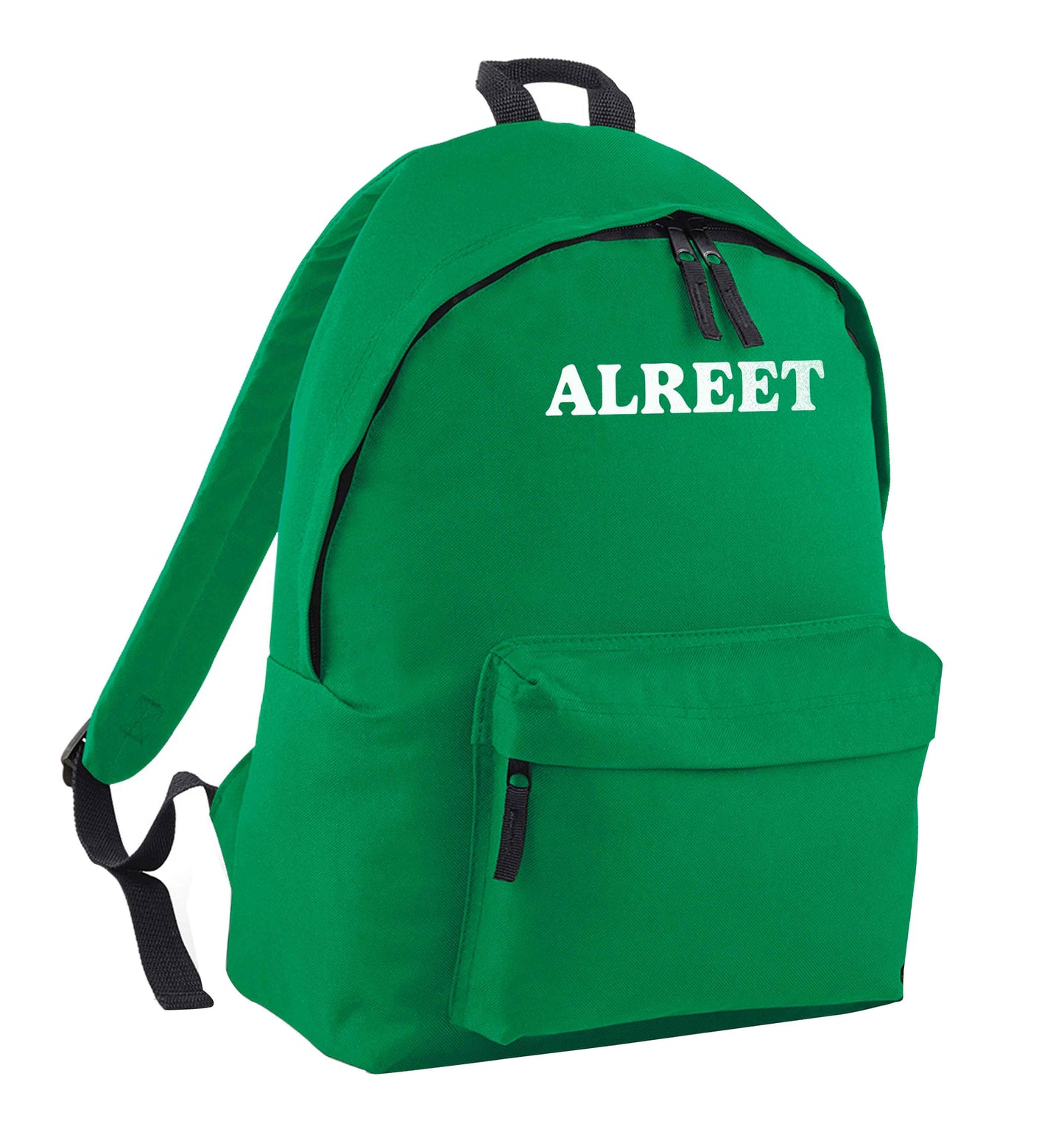 Alreet green adults backpack