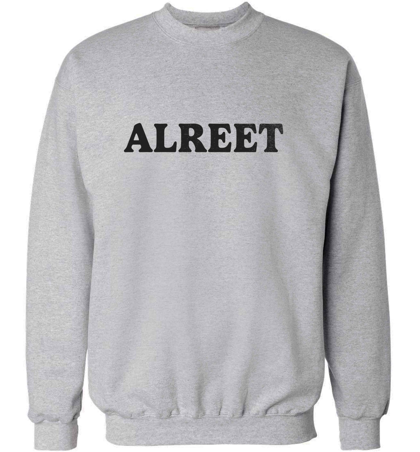 Alreet adult's unisex grey sweater 2XL