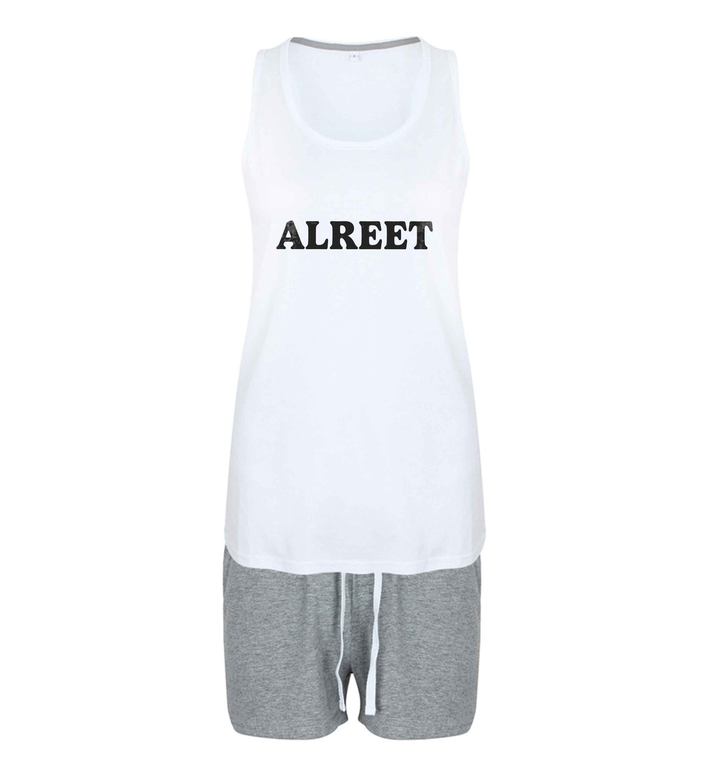 Alreet size XL women's pyjama shorts set in pink 