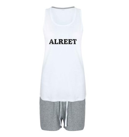 Alreet size XL women's pyjama shorts set in pink 