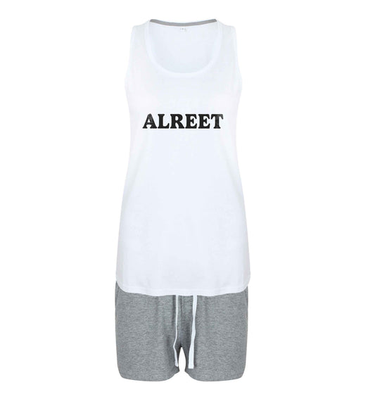 Alreet size XL women's pyjama shorts set in pink 