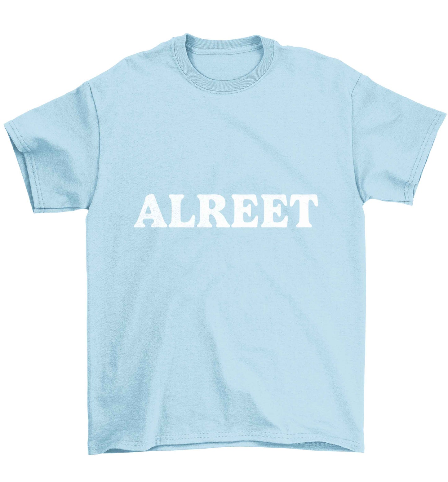 Alreet Children's light blue Tshirt 12-13 Years