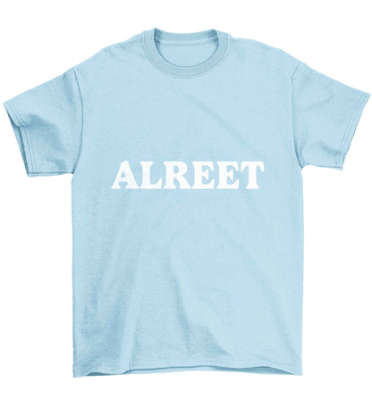 Alreet Children's light blue Tshirt 12-13 Years