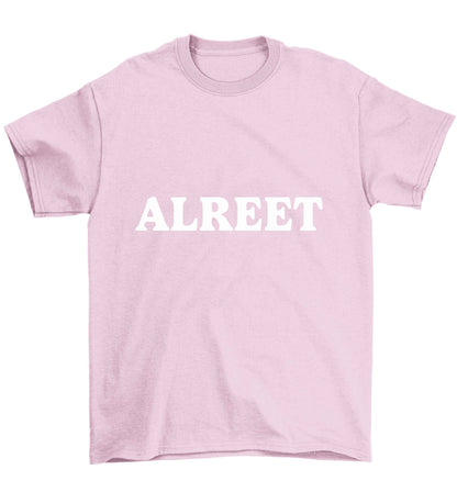 Alreet Children's light pink Tshirt 12-13 Years