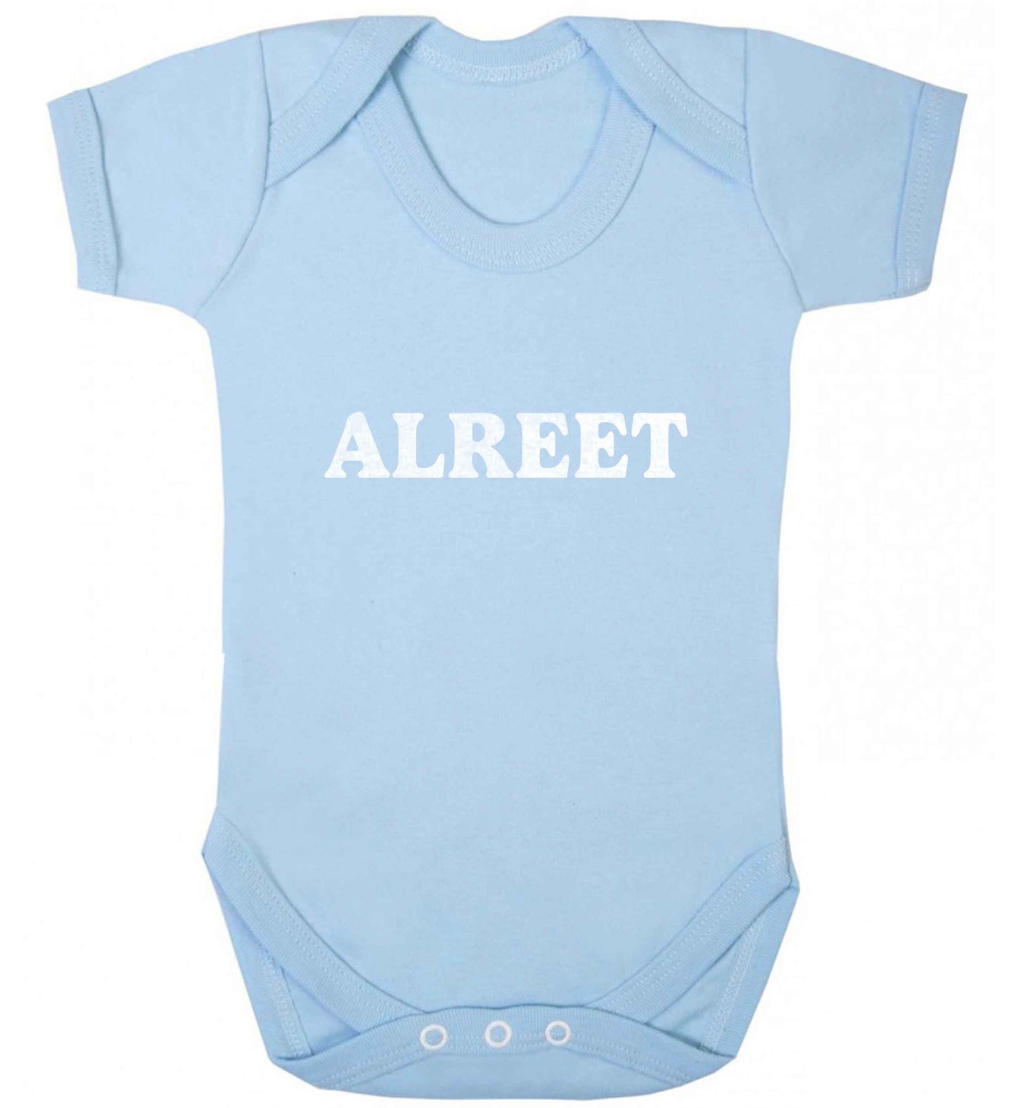 Alreet baby vest pale blue 18-24 months