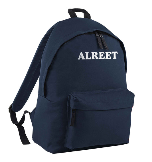 Alreet navy children's backpack