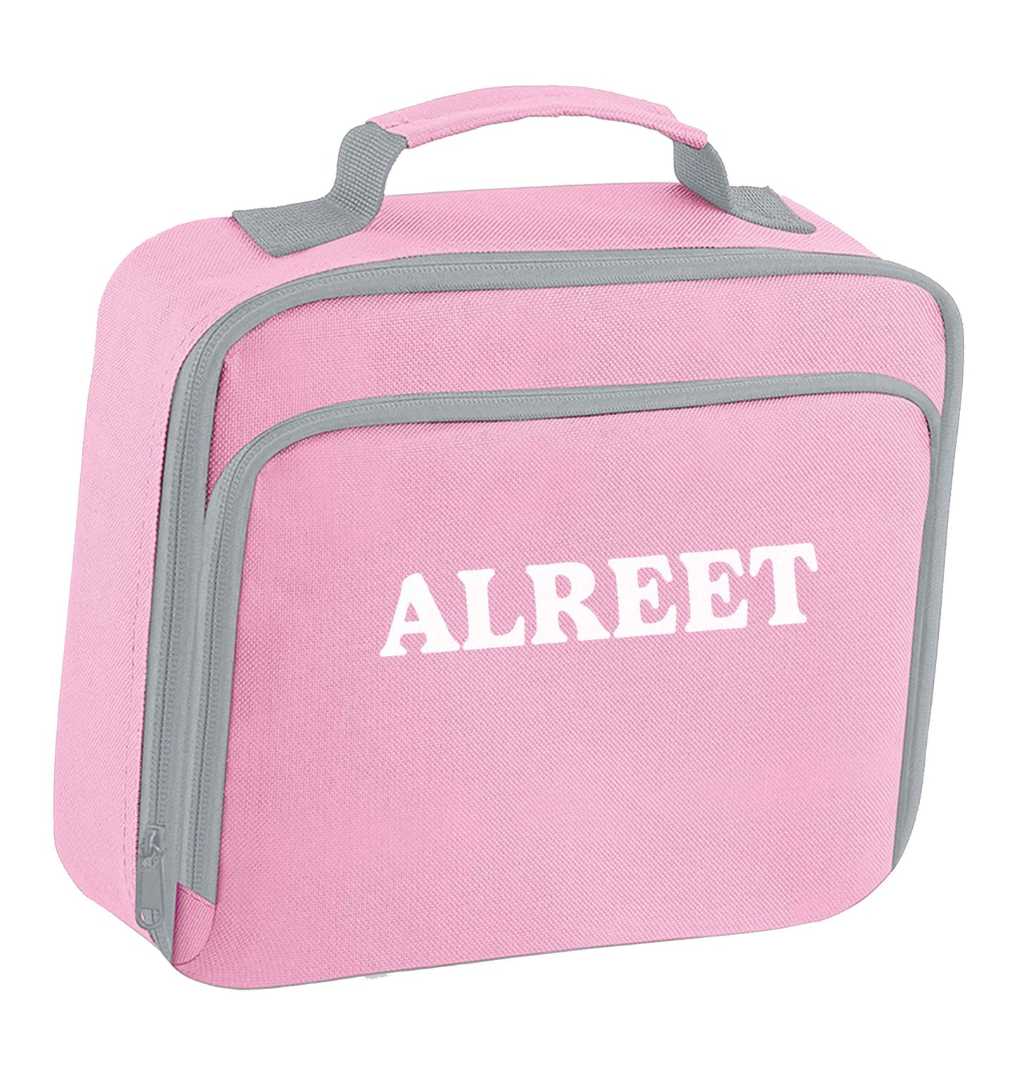 Alreet insulated pink lunch bag cooler