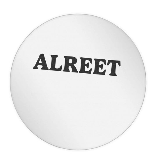 Alreet 24 @ 45mm matt circle stickers