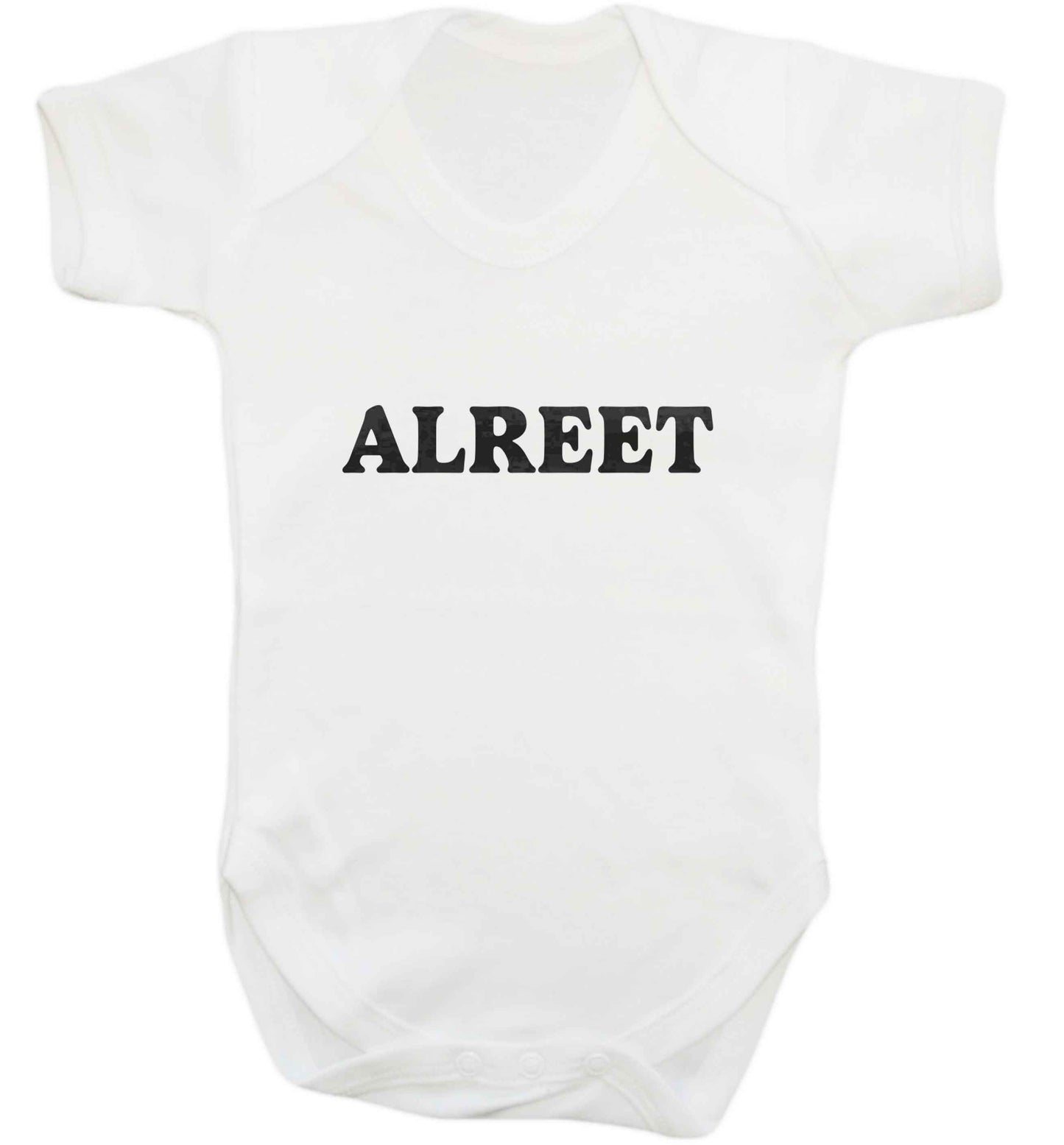 Alreet baby vest white 18-24 months