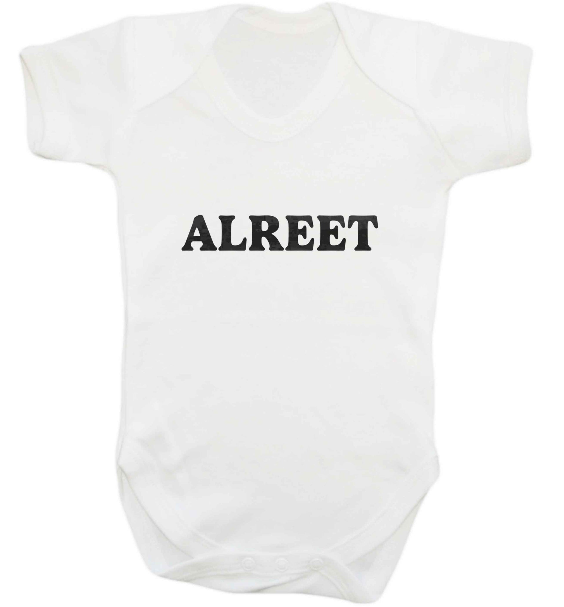 Alreet baby vest white 18-24 months