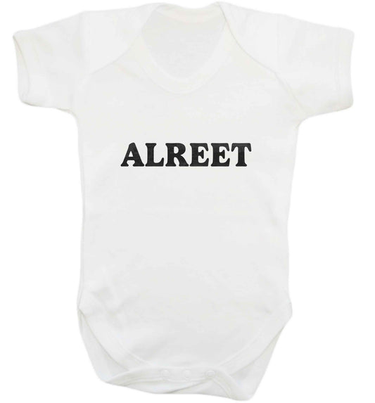 Alreet baby vest white 18-24 months