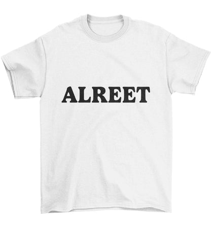 Alreet Children's white Tshirt 12-13 Years