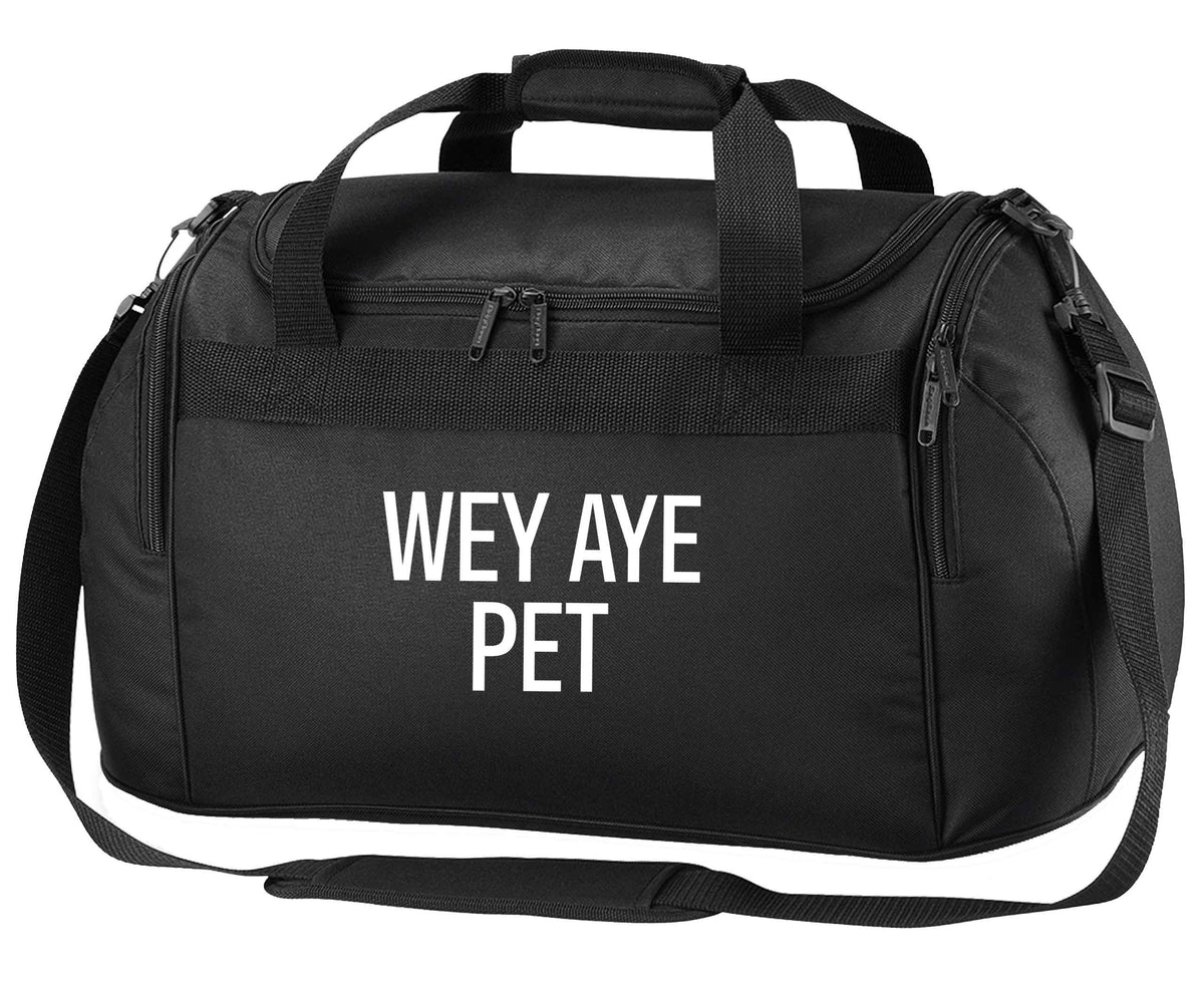 Wey Aye Pet black holdall / duffel bag