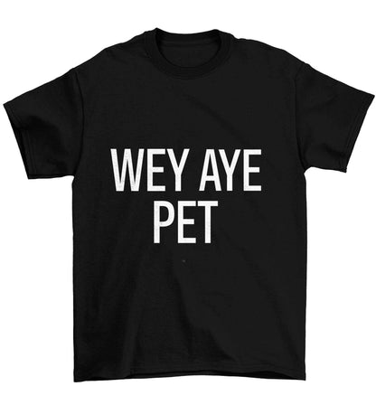 Wey Aye Pet Children's black Tshirt 12-13 Years