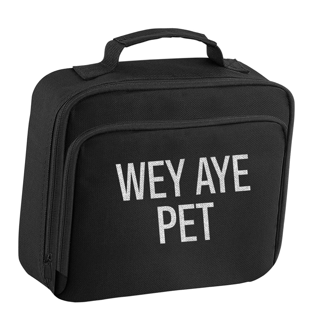 Wey Aye Pet insulated black lunch bag cooler