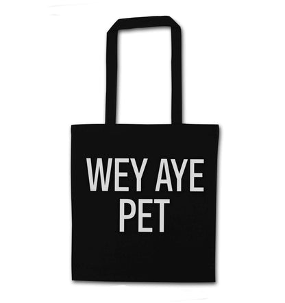 Wey Aye Pet black tote bag