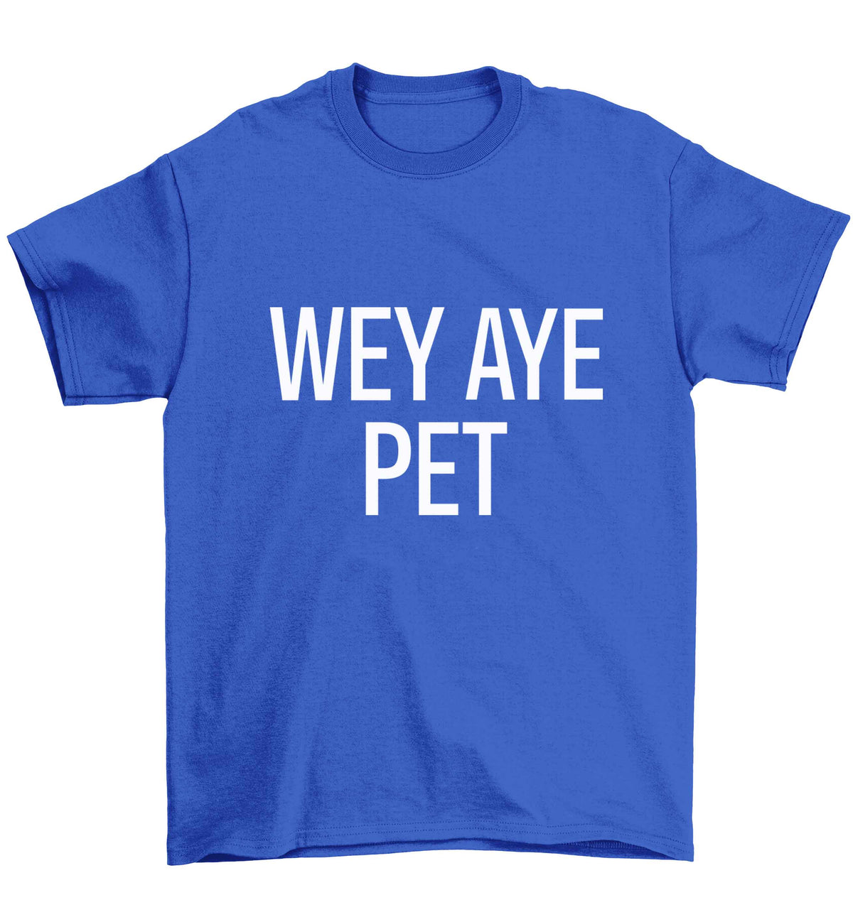 Wey Aye Pet Children's blue Tshirt 12-13 Years