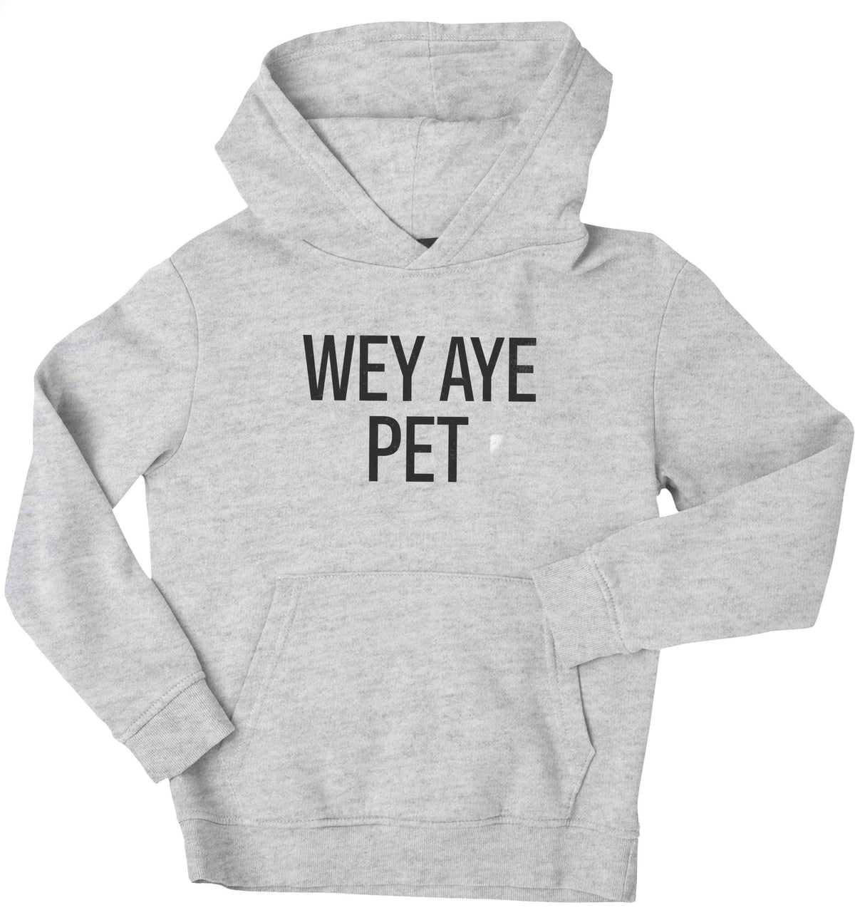Wey Aye Pet children's grey hoodie 12-13 Years