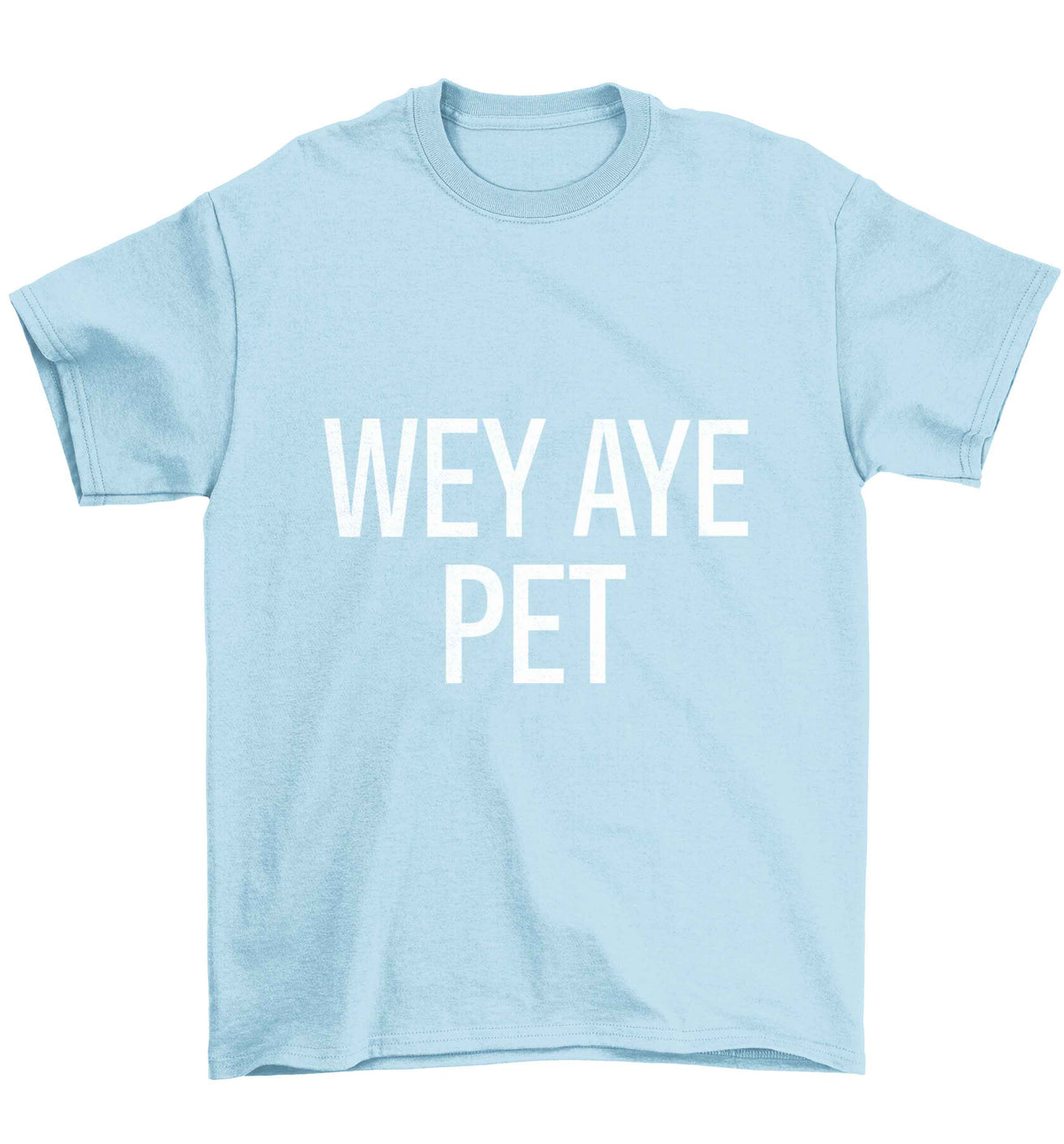 Wey Aye Pet Children's light blue Tshirt 12-13 Years