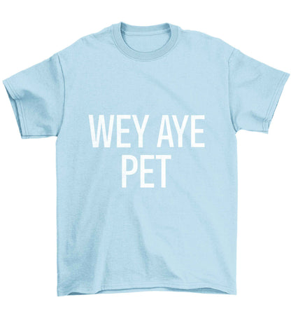 Wey Aye Pet Children's light blue Tshirt 12-13 Years